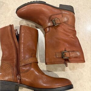 Brown Leather Naturalizer Women's Boots